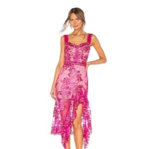 Bronx and Banco floral midi dress